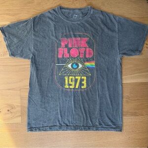Pink Floyd Dark Side of the Moon Faded Black Tee - Unisex/Men's Small/Medium